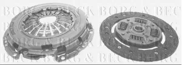 Комплект сцепления BORG & BECK HK2390 2-In-1 Kit
