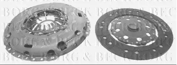 Комплект сцепления BORG & BECK HK2424