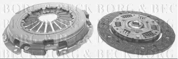 Комплект сцепления BORG & BECK HK6781