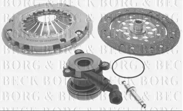 Комплект сцепления BORG & BECK HKT1489