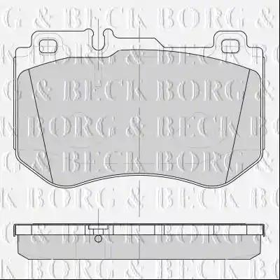 Тормозные колодки BORG & BECK BBP2501
