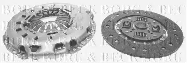 Комплект сцепления BORG & BECK HK2081