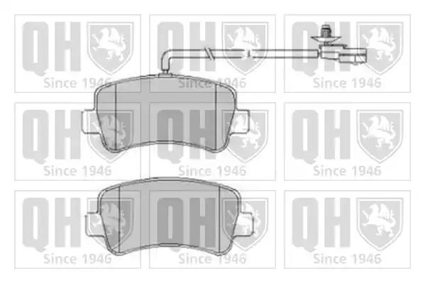 Тормозные колодки QUINTON HAZELL BP1800