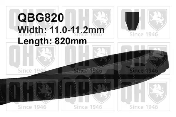 Клиновой ремень QUINTON HAZELL QBG820