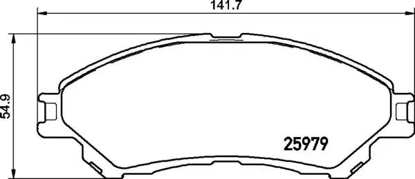 Тормозные колодки BREMBO P 79 032