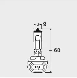 Лампа накаливания OSRAM 881 (указатель поворота, сигнал торможения, освещение номерного знака, задняя противотуманная фара, фара заднего хода, внутреннее освещение, фонарь установленный в двери, освещение багажника, подкапотная лампа, стояночные огни, габ - Фото 1