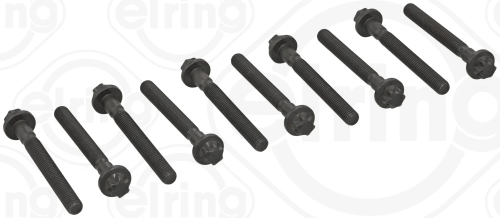 Комплект болтів головки блоку циліндрів (ГБЦ) ELRING 655.350