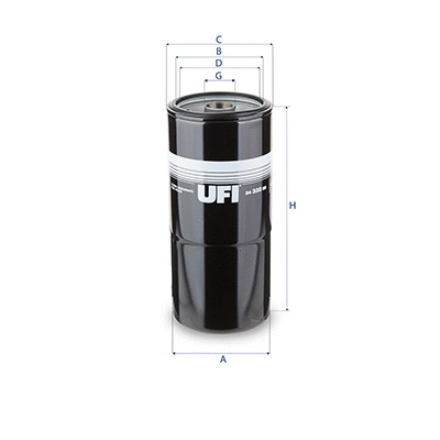 Топливный фильтр UFI 24.332.00