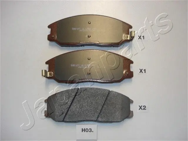 Тормозные колодки JAPANPARTS PA-H03AF