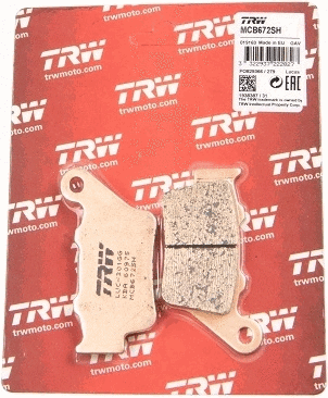 Гальмівні колодки TRW MCB672SH - Фото 1