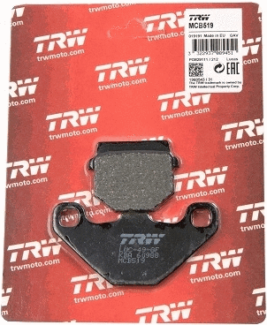 Гальмівні колодки TRW MCB519 - Фото 1