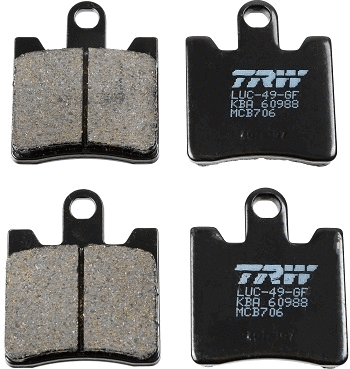 Тормозные колодки TRW MCB706