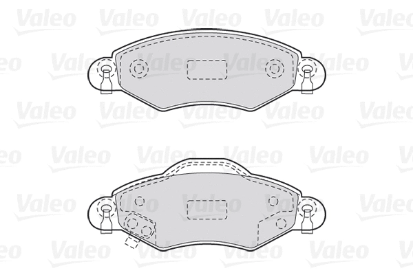 Гальмівні колодки VALEO 301736 - Фото 1
