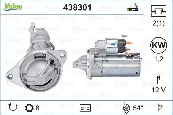 Стартер VALEO 438301