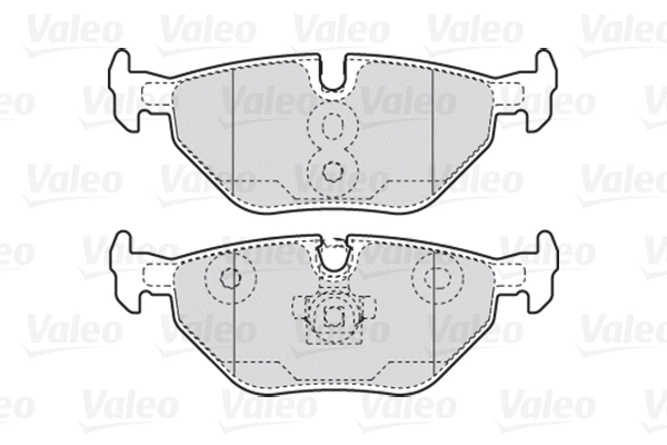 Тормозные колодки VALEO 301753 - Фото 1