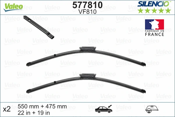 Щетка стеклоочистителя VALEO 577810 - Фото 3