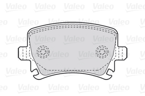 Тормозные колодки VALEO 301752 - Фото 1