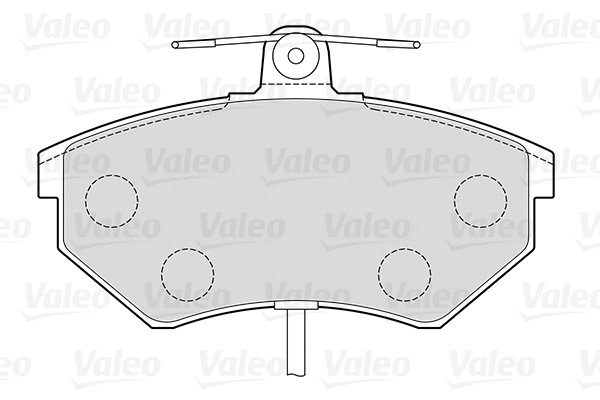 Тормозные колодки VALEO 301484 - Фото 1