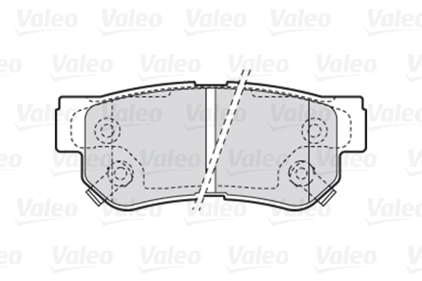Тормозные колодки VALEO 301748 - Фото 1