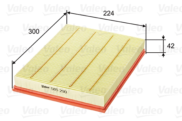 Воздушный фильтр VALEO 585290