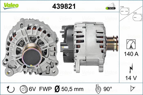 Генератор VALEO 439821
