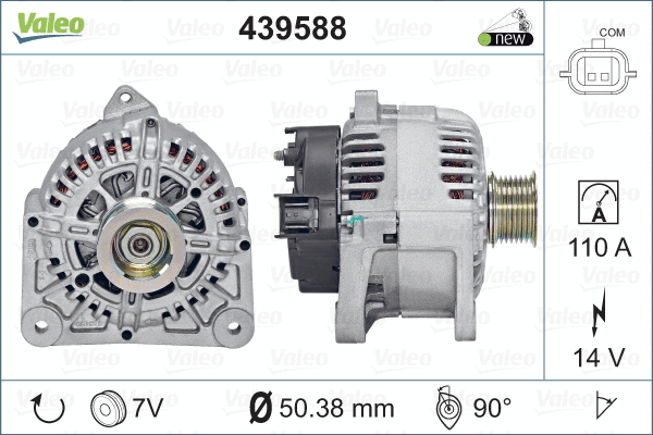 Генератор VALEO 439588