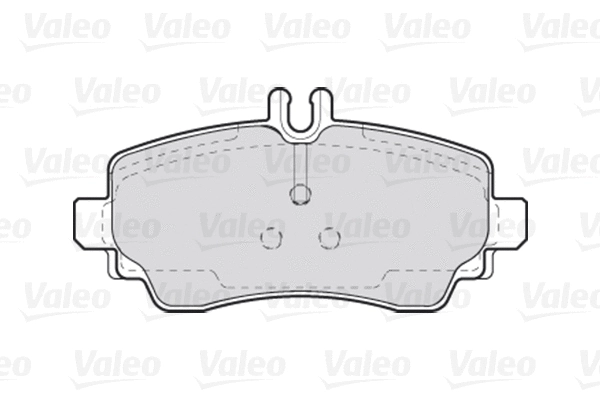 Гальмівні колодки VALEO 301549 - Фото 1