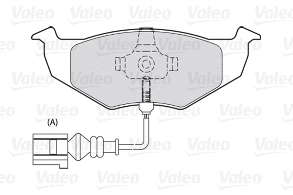Тормозные колодки VALEO 301488 - Фото 1