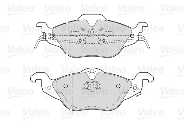 Тормозные колодки VALEO 301322 - Фото 1