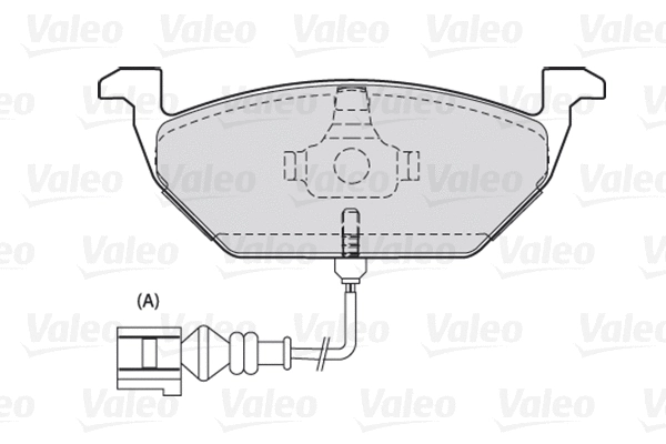 Тормозные колодки VALEO 301332 - Фото 1