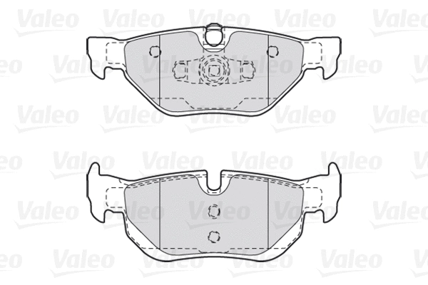 Тормозные колодки VALEO 301703 - Фото 1