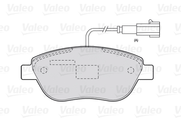 Тормозные колодки VALEO 301721 - Фото 1