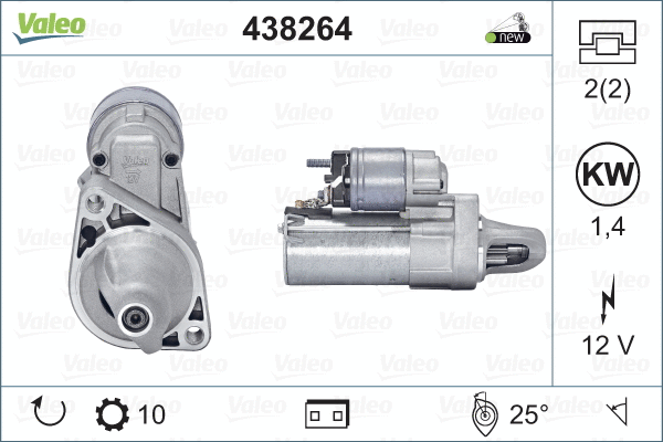 Стартер VALEO 438264