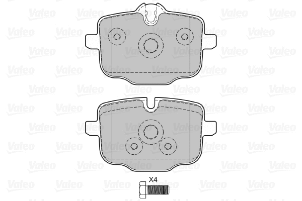 Тормозные колодки VALEO 601369 - Фото 1