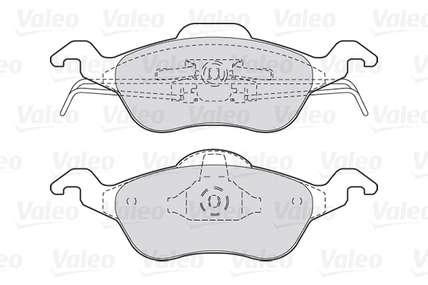 Тормозные колодки VALEO 301317 - Фото 1