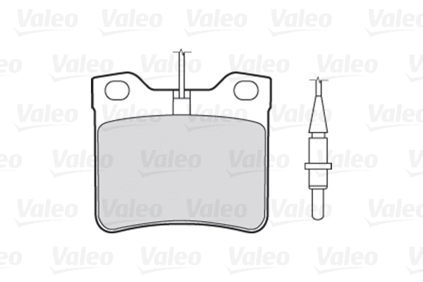 Тормозные колодки VALEO 301062 - Фото 1