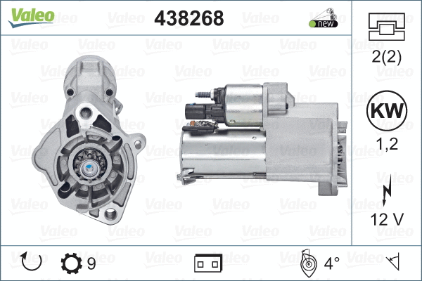 Стартер VALEO 438268
