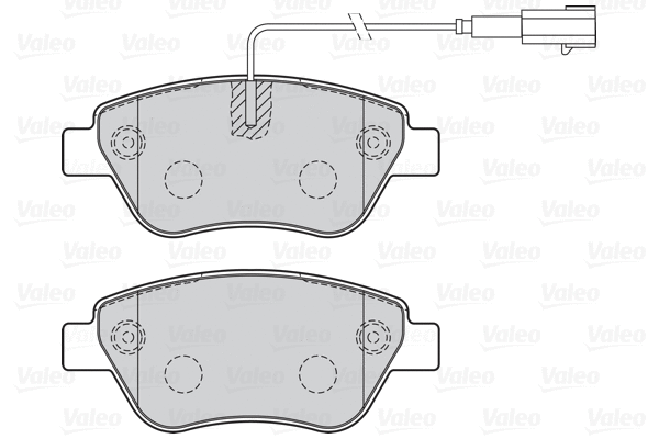 Тормозные колодки VALEO 301051 - Фото 1