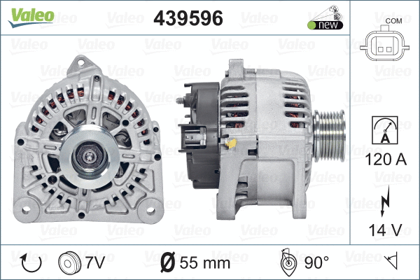 Генератор VALEO 439596