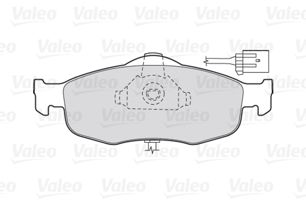 Тормозные колодки VALEO 301033 - Фото 1