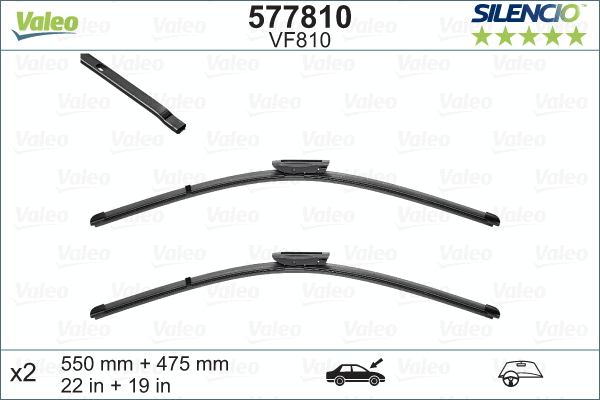 Щетка стеклоочистителя VALEO 577810