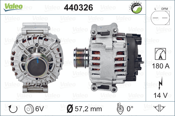 Генератор VALEO 440326