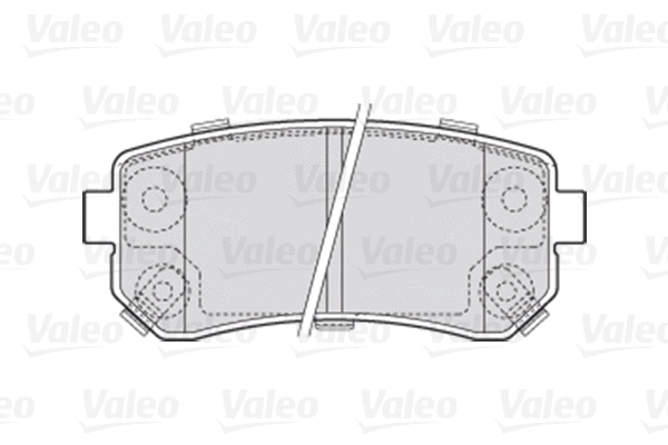 Тормозные колодки VALEO 301867 - Фото 1