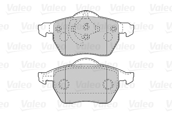 Тормозные колодки VALEO 301008 - Фото 1