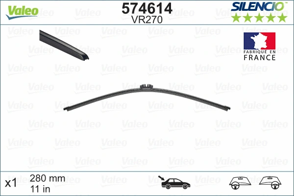 Щітка склоочисника VALEO 574614 - Фото 3