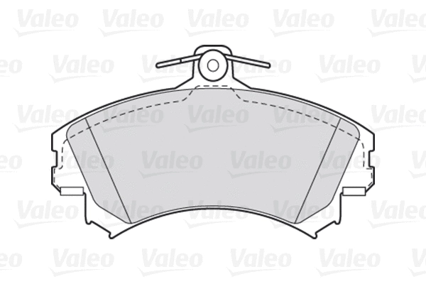Тормозные колодки VALEO 301493 - Фото 1