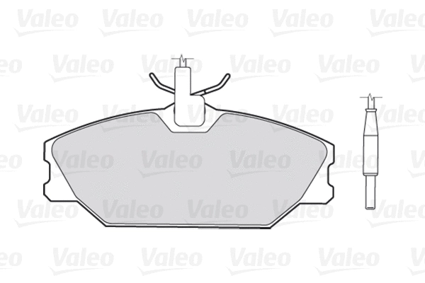 Тормозные колодки VALEO 301061 - Фото 1