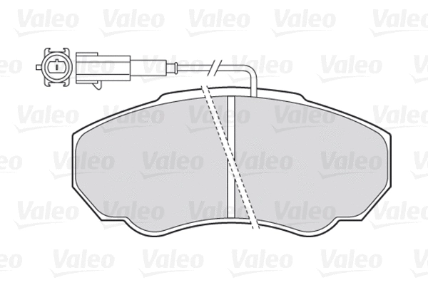 Тормозные колодки VALEO 301568 - Фото 1