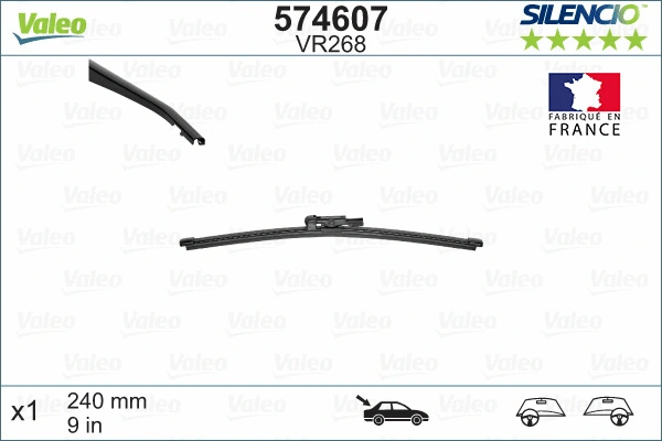 Щетка стеклоочистителя VALEO 574607 - Фото 3
