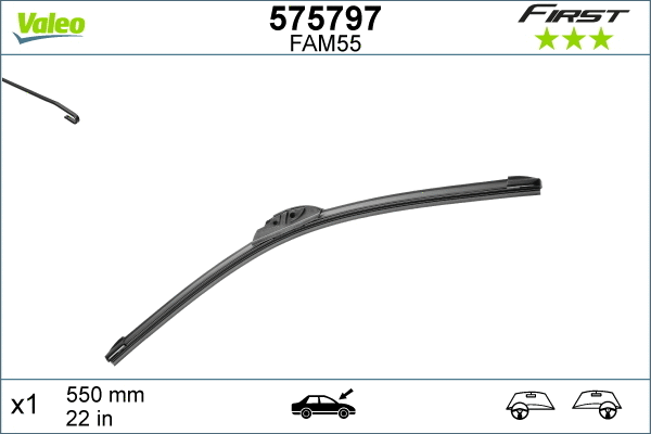 Щетка стеклоочистителя VALEO 575797